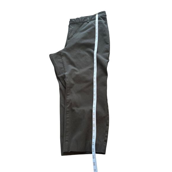 Old Navy Black Career Office Work High Rise Straight Leg Pixie Pants Size 22 - Picture 11 of 11